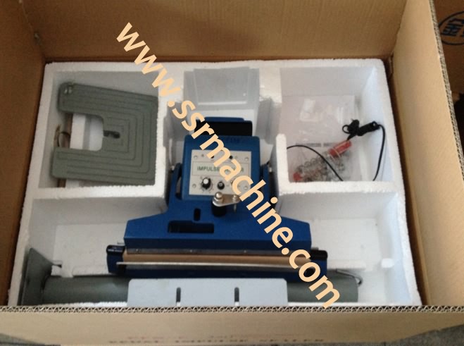 Semiauto Pedal & foot impulse sealing machine for pre-made bags