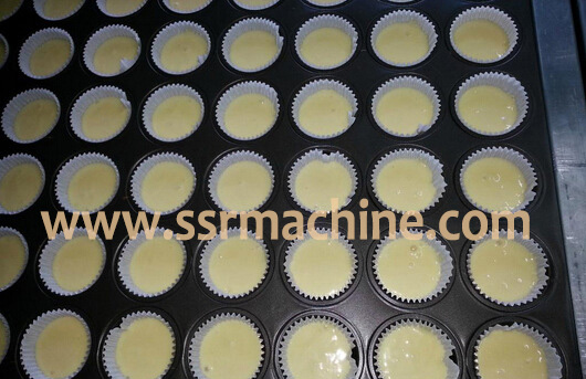 automatic stainless steel mini cup cake making filling machine depositor