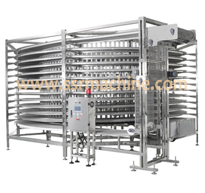 bisuit bread loaf IQF IN-LINE TUNNEL spiral freezer cooling tower PROOFER bakery MACHINERY